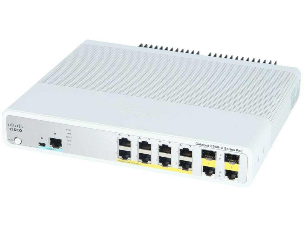 سوئیچ سیسکو WS-C3560C-8PC-S